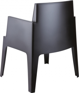 Кресло пластиковое Siesta Contract Box полипропилен черный Фото 8