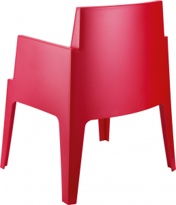 Кресло пластиковое Siesta Contract Box полипропилен красный Фото 18