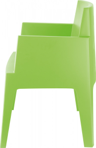 Кресло пластиковое Siesta Contract Box полипропилен зеленый Фото 8