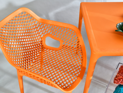 Кресло пластиковое Siesta Contract Air XL стеклопластик оранжевый Фото 18