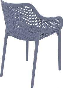 Кресло пластиковое Siesta Contract Air XL стеклопластик темно-серый Фото 13