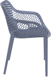 Кресло пластиковое Siesta Contract Air XL стеклопластик темно-серый Фото 14