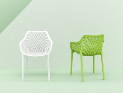 Кресло пластиковое Siesta Contract Air XL стеклопластик зеленый Фото 5