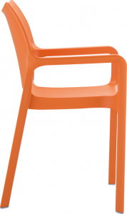 Кресло пластиковое Siesta Contract Diva стеклопластик оранжевый Фото 14