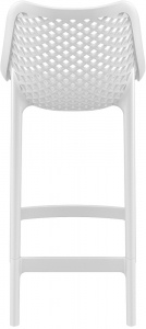 Стул пластиковый полубарный Siesta Contract Air Bar 65 стеклопластик белый Фото 9