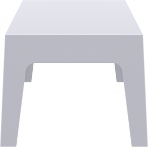 Столик пластиковый журнальный Siesta Contract Box Table полипропилен серебристый Фото 6
