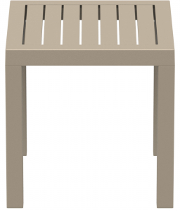 Столик пластиковый для лежака Siesta Contract Ocean Side Table пластик бежевый Фото 6