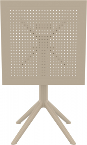 Стол пластиковый складной Siesta Contract Sky Folding Table 60 сталь, пластик бежевый Фото 17