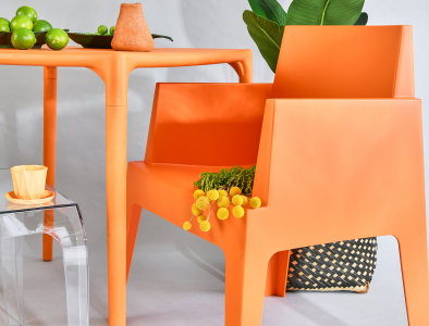 Стол пластиковый Siesta Contract Mango пластик оранжевый Фото 8