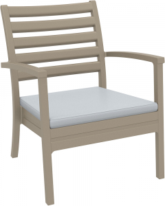 Подушка на сиденье для кресла Siesta Contract Artemis XL полиэстер светло-серый Фото 11