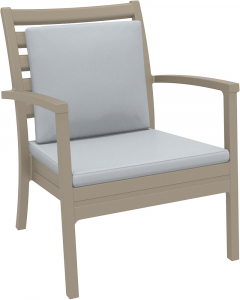 Подушка для спинки кресла Siesta Contract Artemis XL полиэстер светло-серый Фото 11