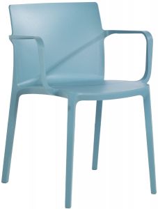 Кресло пластиковое PAPATYA Evo-K стеклопластик голубой Фото 1