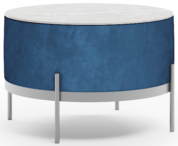 Комплект металлической мебели Aurica Лимассол алюминий, керамогранит, роуп, ткань синий Фото 6