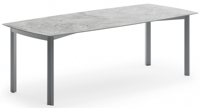 Комплект обеденной мебели Aurica Эланд алюминий, нежавеющая сталь, роуп, керамогранит серый Фото 7