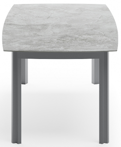 Стол обеденный Aurica Эланд алюминий, керамогранит серый Фото 4
