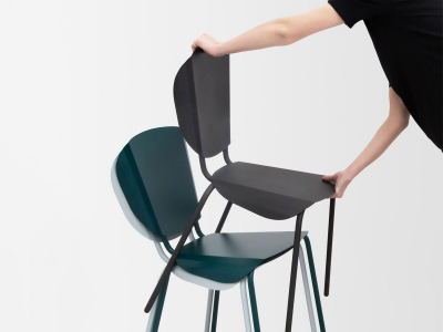 Стул металлический Matiere Grise Batchair сталь Фото 9