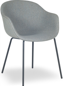 Кресло с обивкой PAPATYA Globe-K ML Soft сталь, ткань Фото 1