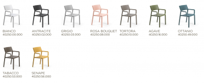 Кресло пластиковое Nardi Trill Armchair стеклопластик розовый Фото 3
