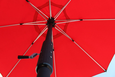 Зонт профессиональный THEUMBRELA SEMSIYE EVI Lux Telescopic алюминий, полиэстер бежевый Фото 9