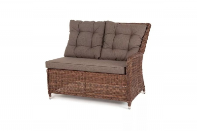 Комплект плетеной мебели 4SIS Бергамо алюминий, искусственный ротанг коричневый Фото 6