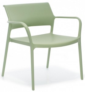 Кресло пластиковое PEDRALI Ara Lounge стеклопластик зеленый Фото 1