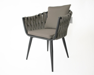 Комплект мебели Tagliamento Sky Verona металл, пластик, алюминий, роуп, акрил черный, антрацит, темно-коричневый Фото 6