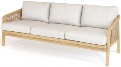 Комплект деревянной мебели Tagliamento Ravona KD акация, роуп, олефин натуральный, бежевый Фото 12