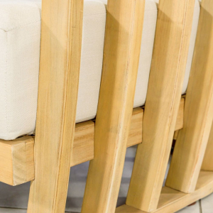 Комплект деревянной мебели Tagliamento Woodland эвкалипт, олефин, искусственный камень натуральный, бежевый Фото 31