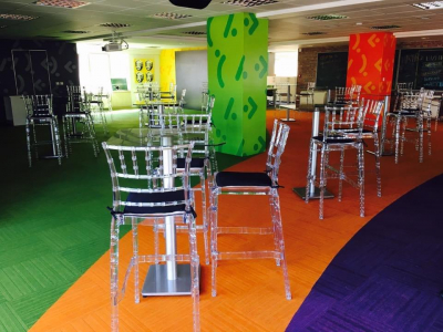 Стул прозрачный барный Siesta Contract Chiavari Bar 75 поликарбонат прозрачный Фото 10