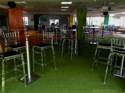 Стул прозрачный барный Siesta Contract Chiavari Bar 75 поликарбонат прозрачный Фото 8