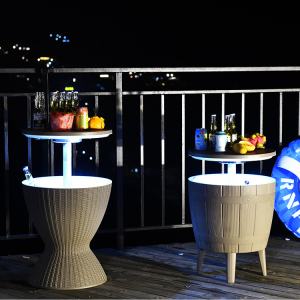 Стол пластиковый мини-бар Tagliamento Nova Cool Bar пластик тортора, белый, тортора Фото 26