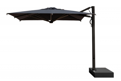Зонт профессиональный 2.9х2.9 м Scolaro Astro Carbon алюминий, акрил черный Фото 8