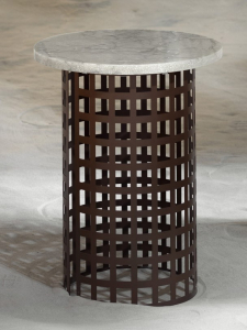 Столик кофейный SLIDE Mara Masai Lacquered металл, полистирол коричневый, бежевый Фото 1