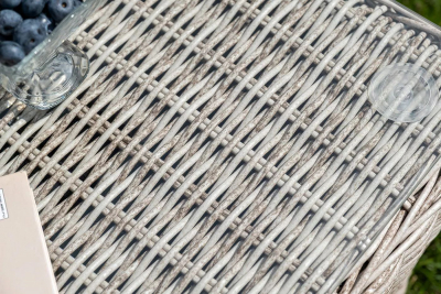 Комплект плетеной лаунж мебели 4SIS Капучино алюминий, искусственный ротанг, ткань бежевый Фото 7