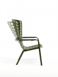 Лаунж-кресло пластиковое с подушкой Nardi Folio стеклопластик, акрил агава, бежевый Фото 7