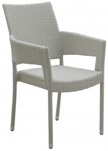 Кресло плетеное Giardino Di Legno Tonga алюминий, искусственный ротанг белый Фото 1