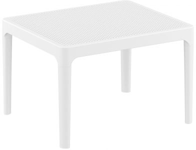 Столик пластиковый журнальный Siesta Contract Sky Side Table пластик белый Фото 1
