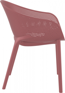 Кресло пластиковое Siesta Contract Sky Pro стеклопластик, полипропилен марсала Фото 9