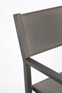 Кресло текстиленовое складное Garden Relax Konnor алюминий, текстилен антрацит Фото 5