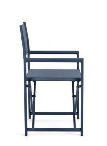Кресло текстиленовое складное Garden Relax Taylor алюминий, текстилен синий нави Фото 2