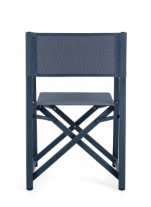 Кресло текстиленовое складное Garden Relax Taylor алюминий, текстилен синий нави Фото 4