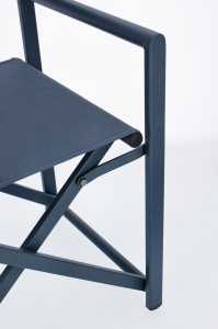 Кресло текстиленовое складное Garden Relax Taylor алюминий, текстилен синий нави Фото 6