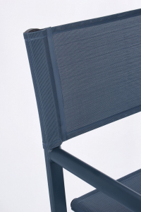 Кресло текстиленовое складное Garden Relax Taylor алюминий, текстилен синий нави Фото 7