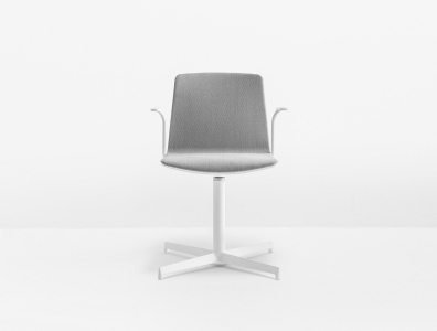 Кресло офисное вращающееся PEDRALI Noa сталь, алюминий, поликарбонат, ткань Фото 4