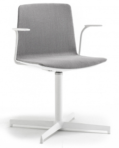 Кресло офисное вращающееся PEDRALI Noa сталь, алюминий, поликарбонат, ткань Фото 1
