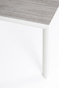 Стол керамический обеденный Garden Relax Mason алюминий, керамика белый, серый Фото 5