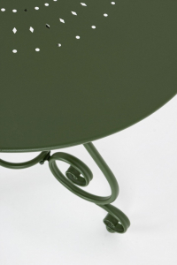 Стол металлический обеденный Garden Relax Etienne сталь зеленый Фото 3
