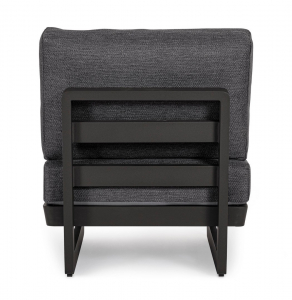Модуль мягкий с подушкой Garden Relax Infinity алюминий, олефин антрацит Фото 4