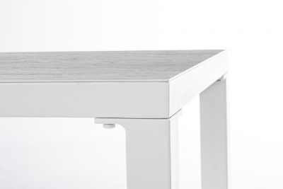 Столик металлический кофейный Garden Relax Kledi алюминий, керамика белый, серый Фото 7