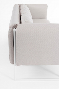 Диван металлический с подушками Garden Relax Pixel алюминий, олефин белый, серый Фото 8